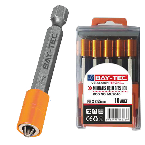 BAY-TEC MIKNATIS UÇLU BİTS UCU PH2x65 mm MK2040